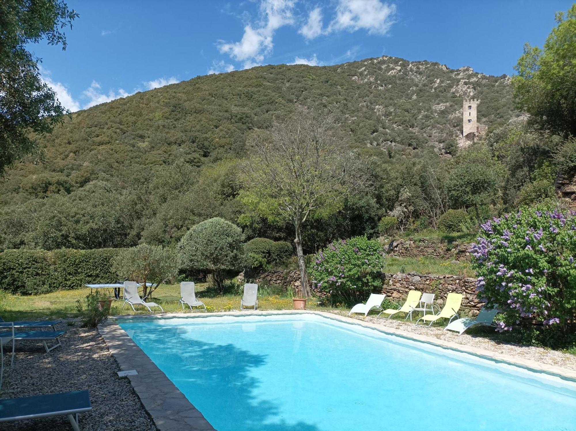 Chateau De Colombieres Sur Orb Bagian luar foto