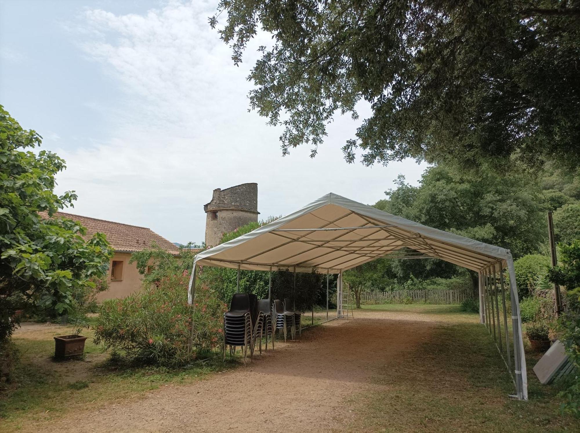 Chateau De Colombieres Sur Orb Bagian luar foto